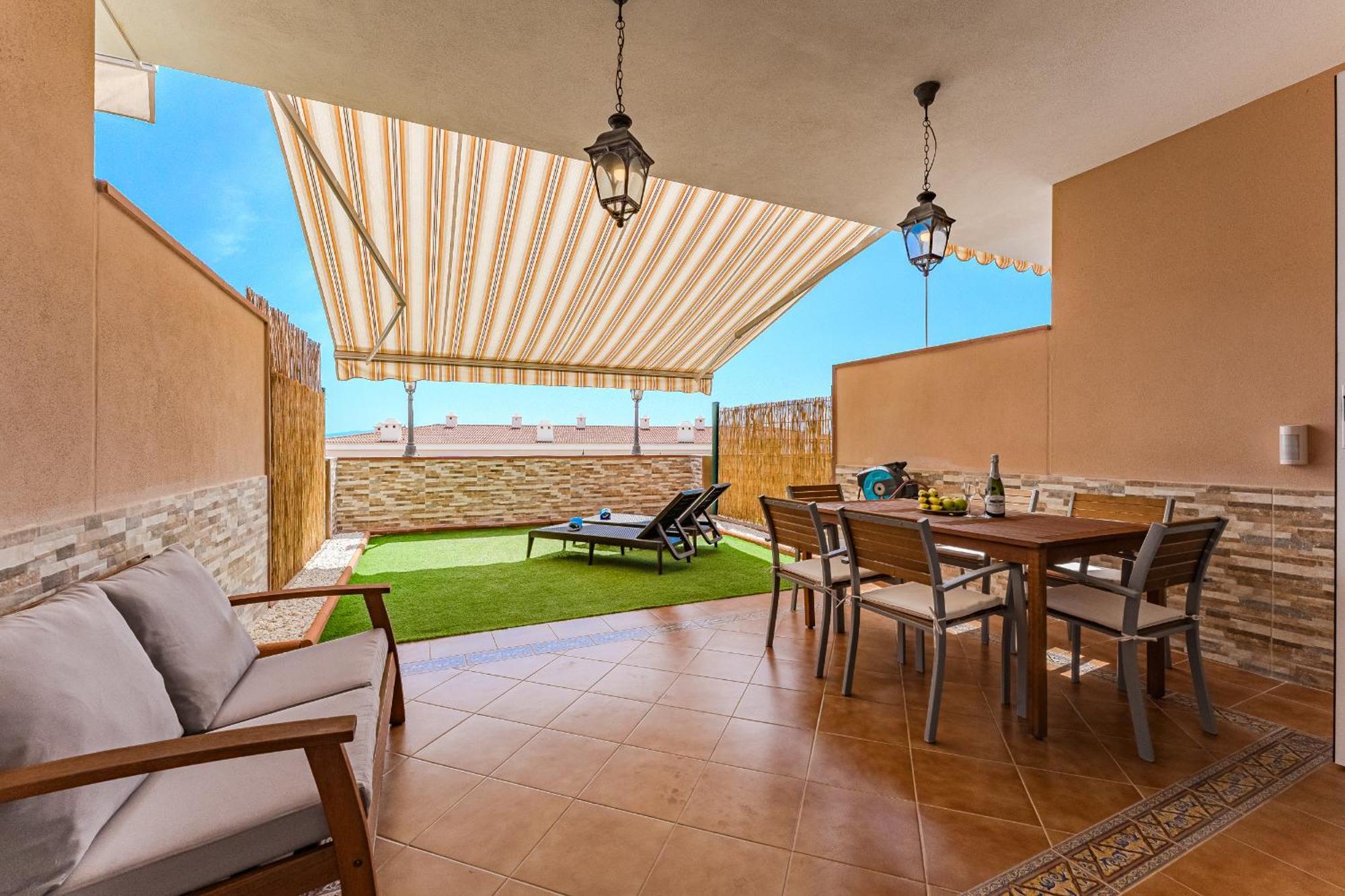 Spacious Ocean View Family Townhouse Puerto de Santiago  Eksteriør bilde